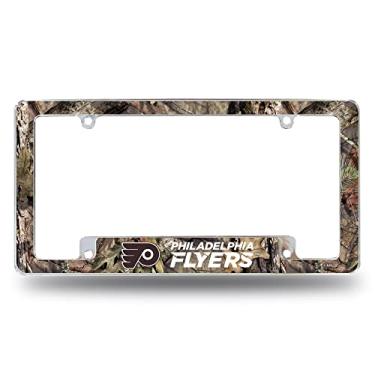 Imagem de Rico Industries NHL Philadelphia Flyers Mossy Oak 30,48 cm x 15,24 cm Moldura de placa automotiva para carro/caminhão/SUV