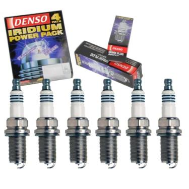 Imagem de 6 velas de ignição DENSO Iridium Power compatíveis com Toyota Sienna 3.5L V6 2007-2016
