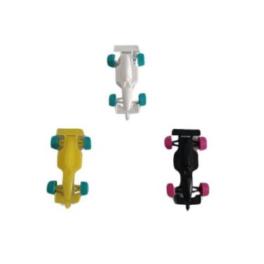 Imagem de Carrinho de Plástico Colorido Fórmula 1 - 10 Unidades - Mini Toys