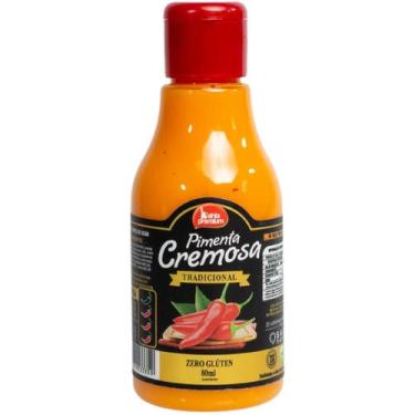 Imagem de Molho Pimenta Cremosa Com Azeitonas Ardência Moderada 80ml Bahia Premi