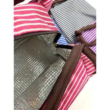 Imagem de Bolsa Térmica Feminina Fitness Marmita Viagem Necessaire - Não Informa