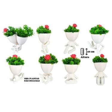 Imagem de Kit Para 9 Suculentas Vasos Decorativos Robert Plant Bob - marxgreg3d