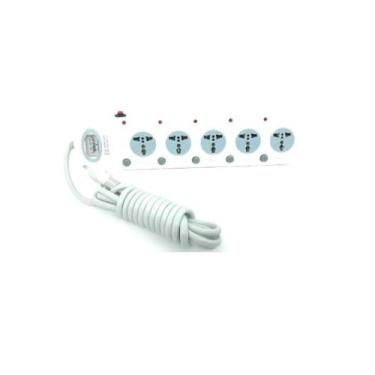 Imagem de Extensao eletrica barra universal 16 tomadas 5 padrão - 5mts - XZ