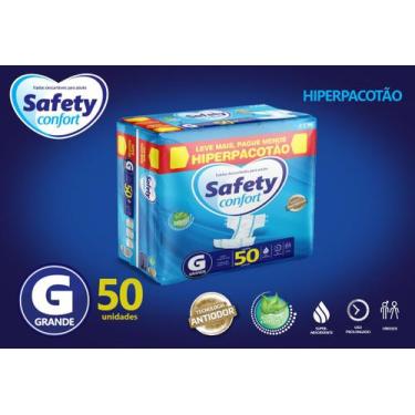 Imagem de FRALDA GERIATRICA SAFETY CONFORT G 50 un