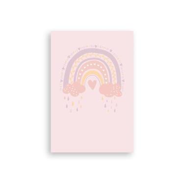 Imagem de Painel De Festa Vertical 1,50 x 2,20 -  Arco-Íris Boho Rosa 002 - Via 
