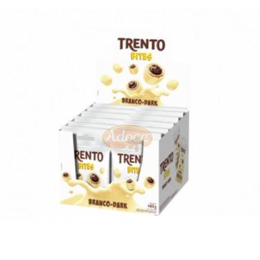 Imagem de Chocolate trento bites 12unx40g peccin, BRANCO DARK