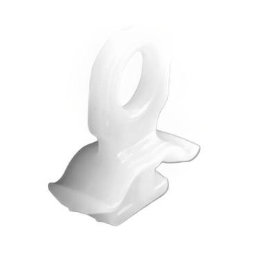 Imagem de Kit 25 Terminal Max Plastico Para Trilho/ Varão Suíço - ART DECORAR, B