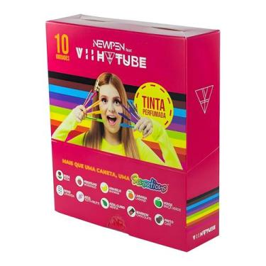 Imagem de Caneta Newpen Esferográfica Sensations Vih Tube Perfumada 10