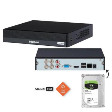 Imagem de Dvr Multi Hd Intelbras 4Ch Mhdx 1004-C C/Hd 1TB