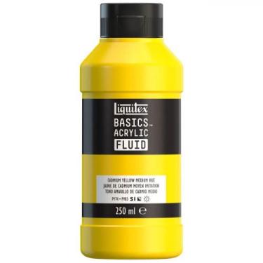 Imagem de Tinta Acrílica Liquitex Basics Fluid 250ml CadYellow Med Hue, Fluid