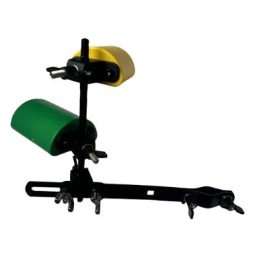Imagem de Almencla Braçadeira de tambor com braço, conjunto de acessórios, hardware profissional, suporte de sino para blocos de pandeiro, com Campainha