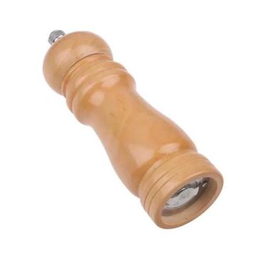 Imagem de Moedor De Sal E Pimenta De Madeira Pequeno Resistente - Eye produt