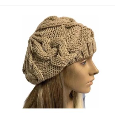 Imagem de Boina Trança Gorro Touca Toca Inverno Feminina Várias Cores pietrix - 