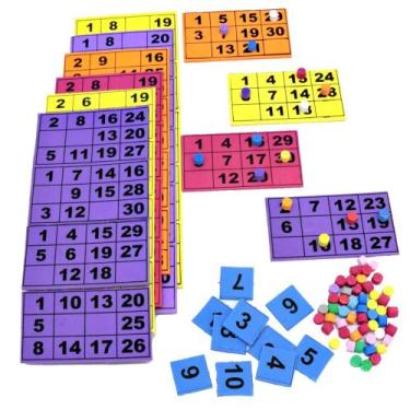 Imagem de Bingo De Números Até 30 3M E.V.A e jogo surpresa - Criativa Educativos
