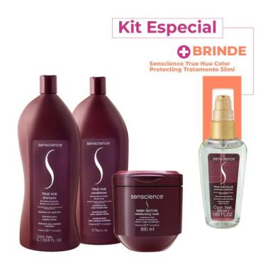 Imagem de Kit Senscience True Hue Inner Restore Salon Total Oil (4 produtos)