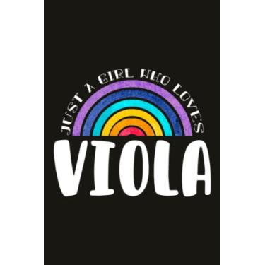 Imagem de Viola Teacher Gifts for Women Notebook - Just A Girl Who Loves Viola: Unique Funny Gifts for Teachers Appreciation Week, Virtual Teaching, Cute, Mom, Valentines Day - Lined Journal Planner,Do It All