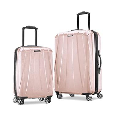 Imagem de Samsonite Centric 2 Mala expansível rígida com rodas giratórias, Rosa florido, 2-Piece...
