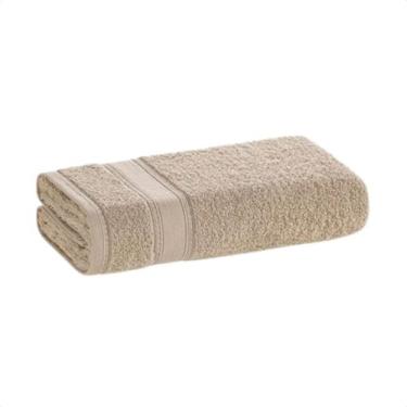Imagem de Toalha De Banho Karsten Linea Felpuda - 70x135 100% Algodão, Taupe