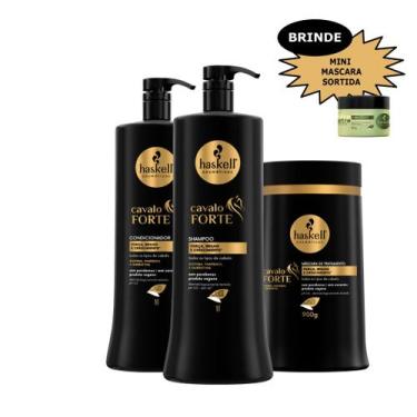 Imagem de Cavalo Forte Haskell Shampoo Condicionador Mascara Mimo