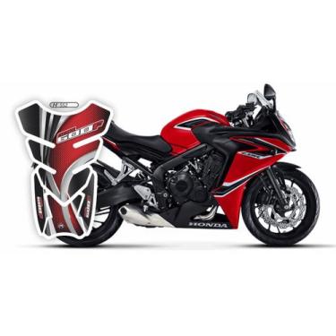 Imagem de Adesivo Protetor De Tanque Moto Cbr 600 F  Resinado H552 - Resitank