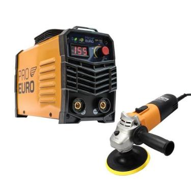 Imagem de Máquina Solda Inversora GP 155a 110v + Esmerilhadeira 720W 110v - PRO 