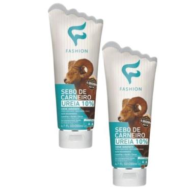 Imagem de Kit 2 Sebo De Carneiro Ureia 10% Hidratante 200Ml - Fashion
