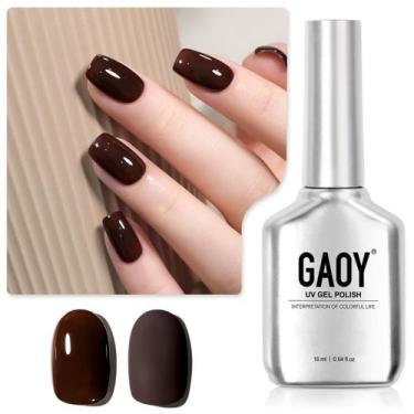 Imagem de Verniz em Gel GAOY Molten Chocolate 16ml - Soak Off UV/LED