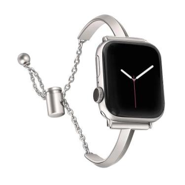 Imagem de Pulseira de Relógio PlusROC em Aço Inoxidável para Apple Watch (38mm/4