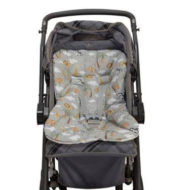 Imagem de Capa para Carrinho de Bebe - Laura Baby, Safari Cinza