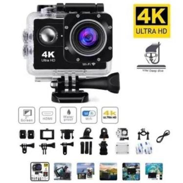 Imagem de Câmera Filmadora Action Pro 4K Sports ULTRA-HD Wi-fi - Imports