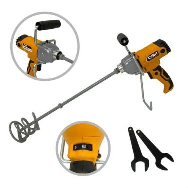 Imagem de Misturador Batedor Argamassa Elétrico 850W CSM Maquina Bater Mexer Mis