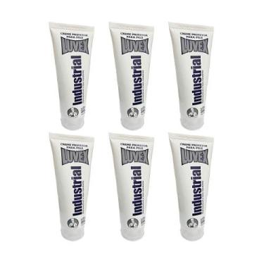 Imagem de Kit Creme Protetor Grupo Ii Industrial 200gr 6 Unidades Luvex