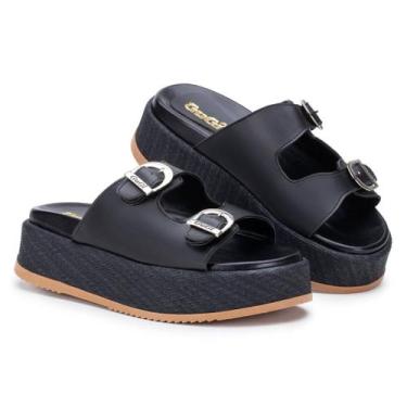 Imagem de Sandália Plataforma Feminina Aura 910-GG Papete GuGi Slide Anatômica C