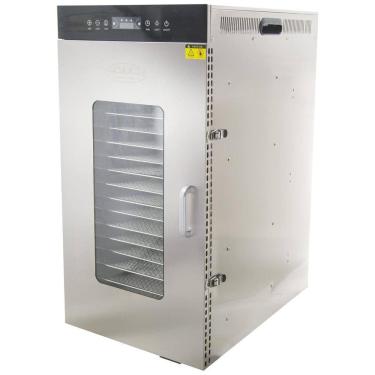 Imagem de Desidratador de Alimentos Profissional com 20 Bandejas em Aço Inoxidável, 110V 1500W, Hakka