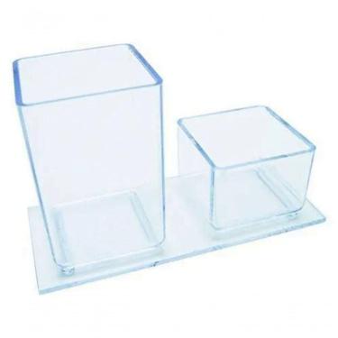 Imagem de Porta Lapis E Clips Acrimet 939 Cristal
