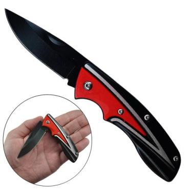 Imagem de Canivete de Aço Inoxidável 16cm com Clip para Bolso, Ideal para Ativid