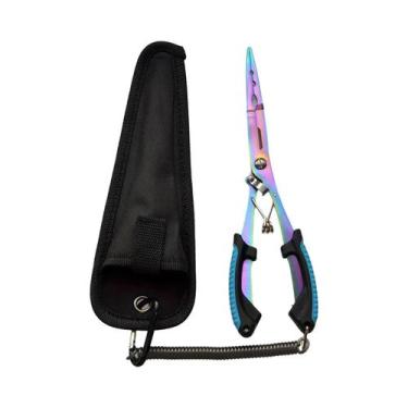 Imagem de Alicate de Pesca de Titânio Ergonômico - Antiderrapante, Multifunciona