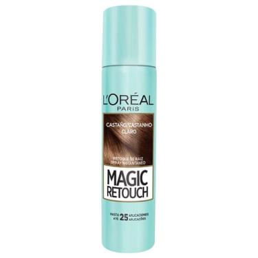 Imagem de Retoque de Raiz Loreal Magic Retouch Castanho Claro Spray 75Ml