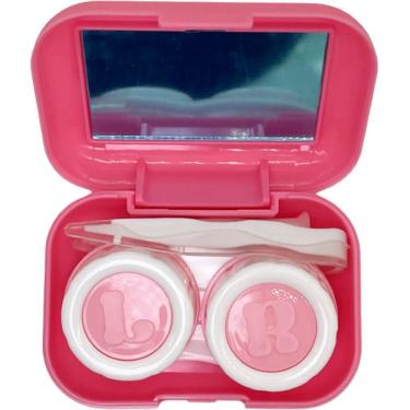 Imagem de Estojo para Lentes Contato Rosa - Tuli
