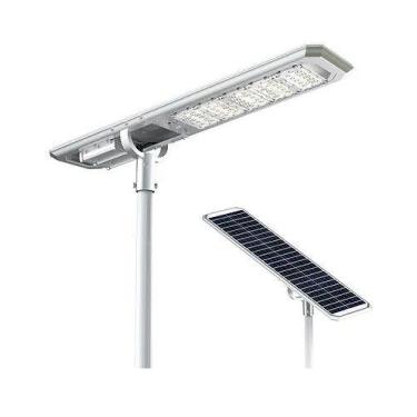 Imagem de Luminária LED Placa Solar 5000 lumens - 50w - 5 noites autonomia para 