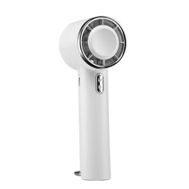 Imagem de Ventilador portátil portátil, ventilador pessoal com 5 velocidades ajustáveis, mini ventiladores portáteis recarregáveis com fivela de mão, ventiladores de mesa silenciosos para quarto e viagem ao ar