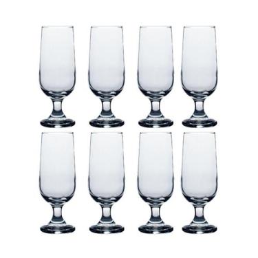 Imagem de Kit 8 Taça De vidro Chopp 300ml Hannover Cerveja Casa Linda - NADIR FI