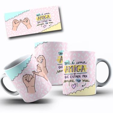 Imagem de Caneca Amizade É Tudo – Presente Perfeito para Melhor Amiga(o)