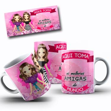 Imagem de Caneca Amizade É Tudo – Presente Perfeito para Melhor Amiga(o)