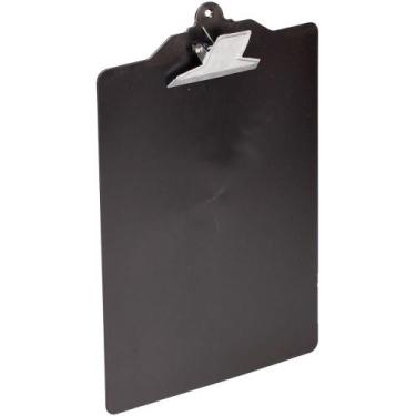 Imagem de Prancheta Plástica A4 com Prendedor de Metal Linha BLACK - Carbrink