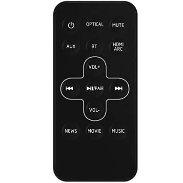 Imagem de Controle remoto de substituição aplicável para TCL Alto 5 TS5000 TS501 2.0 Channel Sound Bar/Alto 5+ TS5010 2.1 Channel Home Theater Sound Bar Sistema de alto-falante