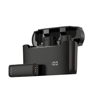 Imagem de Microfones de lapela sem fio GKI 2 para smartphone Android, mini microfones de lapela com estojo de carregamento, microfones plug-play de 2,4 G para entrevista, TikTok, YouTube, transmissão ao vivo