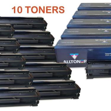 Imagem de Combo 10 toners compatíveis com samsung mlt-d101s  ml2160 ml2161 ml216