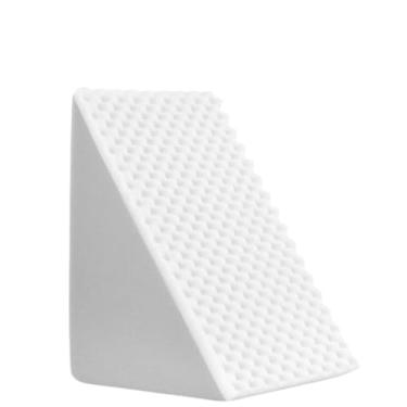 Imagem de Travesseiro Encosto Triangular Repouso Leitura Capa Com Ziper