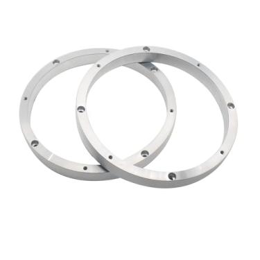 Imagem de YuYue Electronic Junta de subwoofer de liga de alumínio de 2 peças adequada para alto-falantes de carro de 16 cm de várias marcas e modelos de carros